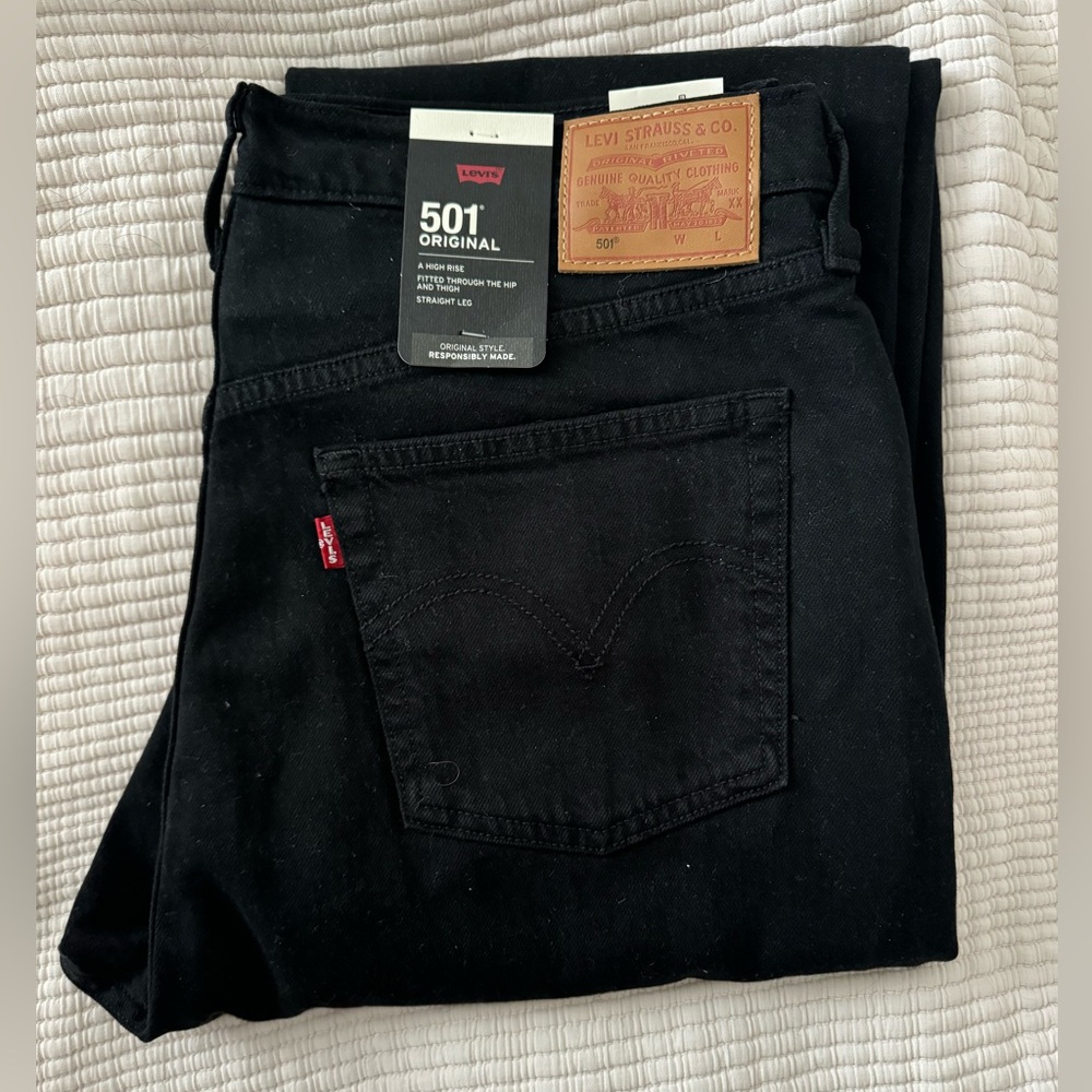 Levi’s 501 Jeans, Black Sprout
